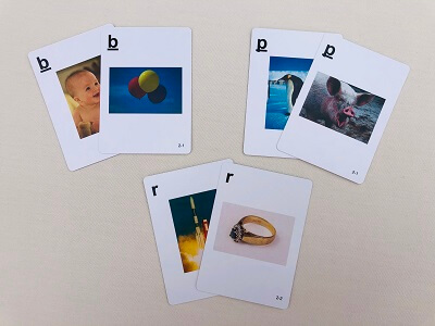 Sound Game matching educational cards