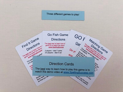 Sound Game Direction cards
