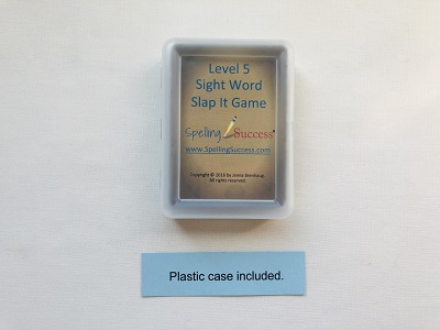 Level 5 sight word slap it game in plastic case